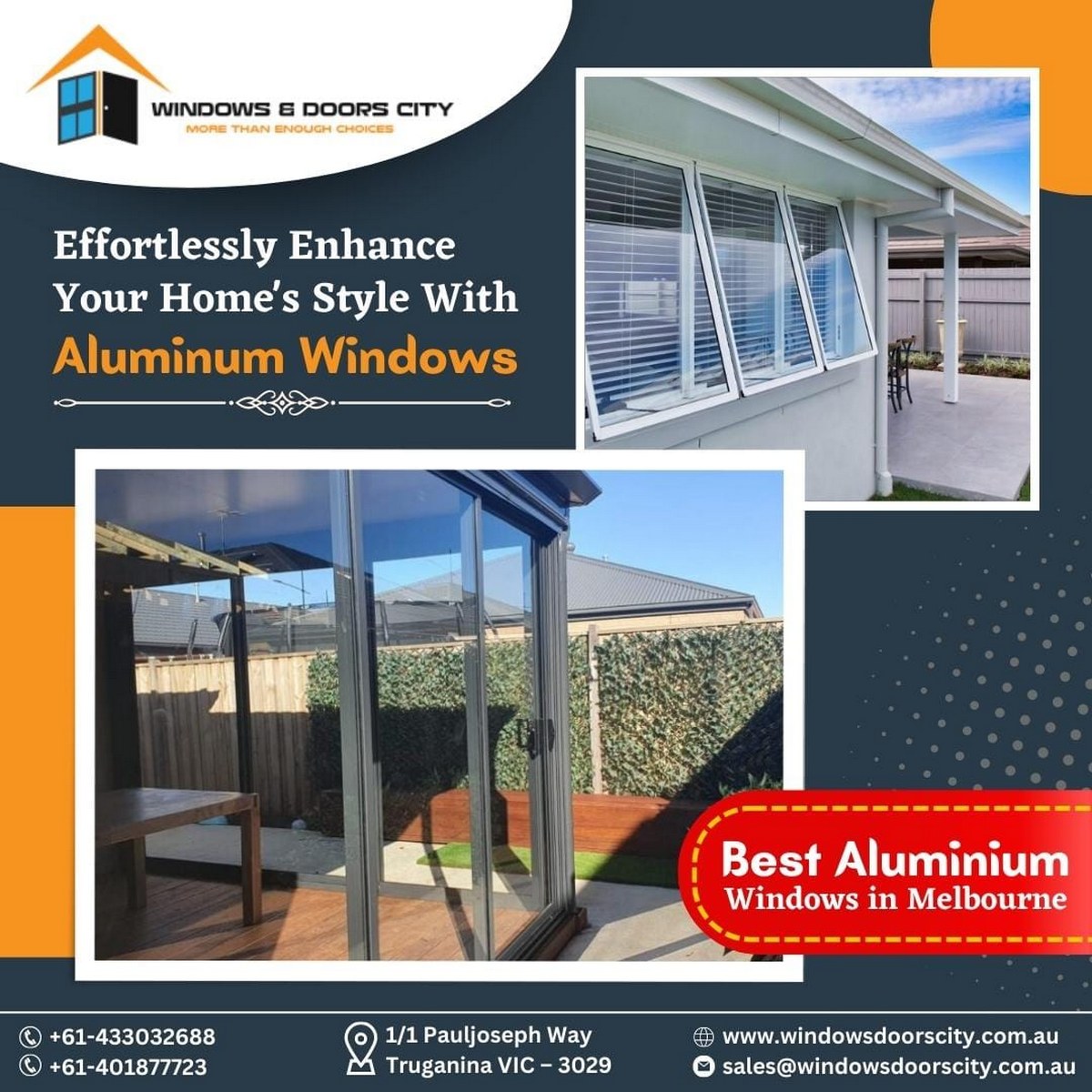 Best Aluminum Windows In Melbourne Enhance Your Home Style